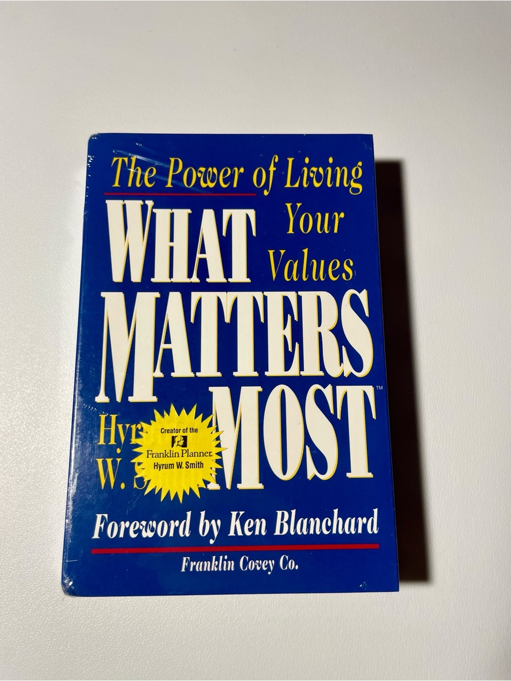NEW SEALED What Matters Most Hyrum Smith Franklin Covey Self Help Audio Cassette